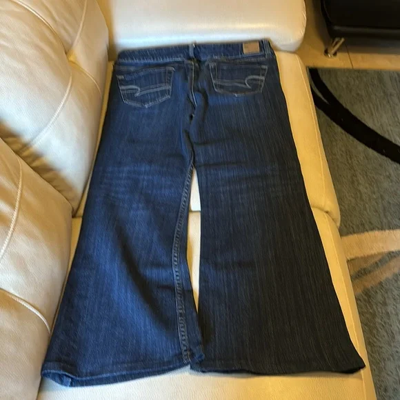 American eagle stretch jeans size 12 flare leg - Picture 6 of 6